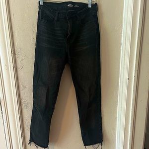 Old Navy size 4 Sky High straight, charcoal